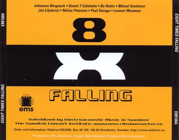 Eight Times Falling, cd