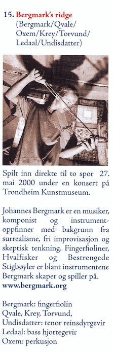 Hornorkesteret, from the leaflet