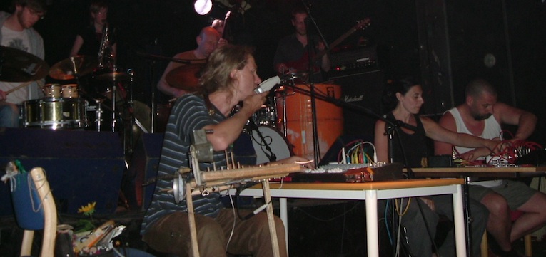 Concert with Trondheim Improvisasjonsensemble after the workshop. Also Brown Sierra participate (the two to the right).