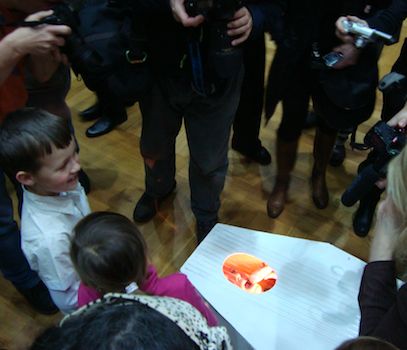 Singing Coffin at exhibition Prague 2012