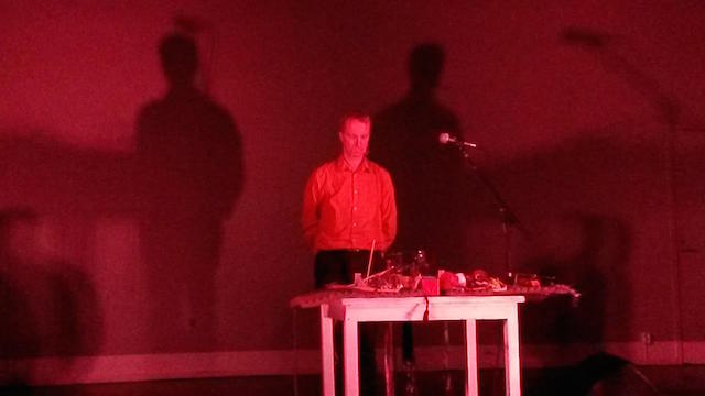 Sten Hanson's Toothpick performed as a live piece at Geiger 2014